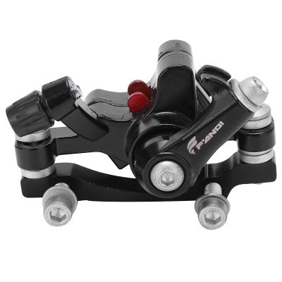 Bike Disc Brake Aluminum Alloy Universal Bicycle Square Front Rear Brake Mechanical Mountain Bike Line Disc Accessories for Electric Cycling Bike Modification(Front Disc Brake)