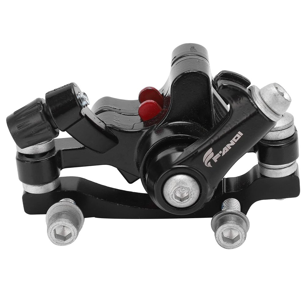 Bike Disc Brake Aluminum Alloy Universal Bicycle Square Front Rear Brake Mechanical Mountain Bike Line Disc Accessories for Electric Cycling Bike Modification(Front Disc Brake)