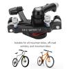 Bike Disc Brake Aluminum Alloy Universal Bicycle Square Front Rear Brake Mechanical Mountain Bike Line Disc Accessories for Electric Cycling Bike Modification(Front Disc Brake) view 2