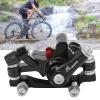 Bike Disc Brake Aluminum Alloy Universal Bicycle Square Front Rear Brake Mechanical Mountain Bike Line Disc Accessories for Electric Cycling Bike Modification(Front Disc Brake) view 3