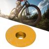 Tissting Bicycle Headset Top Cap, Aluminum Alloy Mountain Bike Headset Stem Top Cover with Bolts, Bicycle Headset Cap Bolt Cover, for MTB Road XC FR Bike(Yellow) view 4