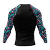 Red Plume Men's Sports Fitness Classical Raglan Long Sleeve Athletic Printing T-Shirt for Running, Fishing, Hiking view 3