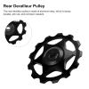 13T Ceramic Derailleur Pulley Wheel, Rear Derailleur Pulley, Aluminum Alloy Sealed Bearing Wheel for Road Bike, Mountain Bike, MTB, BMX(Black) view 4