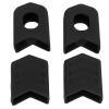 Tissting Crank Boot Protector, MTB Mountain Bike Crankset Caps Protector, Silicone Bicycle Crank Case Cover Crank Sleeve Arm Boot Protector, Protect and Style Your cranks(Black) view 1