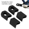 Tissting Crank Boot Protector, MTB Mountain Bike Crankset Caps Protector, Silicone Bicycle Crank Case Cover Crank Sleeve Arm Boot Protector, Protect and Style Your cranks(Black) view 3