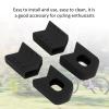 Tissting Crank Boot Protector, MTB Mountain Bike Crankset Caps Protector, Silicone Bicycle Crank Case Cover Crank Sleeve Arm Boot Protector, Protect and Style Your cranks(Black) view 4
