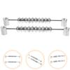 Sosoport 2pcs Foosball Score Counters Table Football Counter 10 Numbers Scoring Score Counter Indicator for Standard Foosball Tables Silver view 3