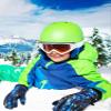 Honoson 2 Pairs Kids Snow Gloves Winter Waterproof Kids Ski Gloves Youth for Girls Boys Outdoor Toddler Snowboard Warm Clothe(Blue Black Watercolor Gilt Pattern,10-15 Years) view 2