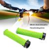 5.4 x 0.9in Bike Handlebar Grips, 1 Pair Bike Handlebar Cover Grips with Alloy Double Lock Anti Slip Cycling Handle Grip for 22.2mm / 0.9in Internal Aperture Bike (Green) view 3