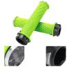 5.4 x 0.9in Bike Handlebar Grips, 1 Pair Bike Handlebar Cover Grips with Alloy Double Lock Anti Slip Cycling Handle Grip for 22.2mm / 0.9in Internal Aperture Bike (Green) view 4