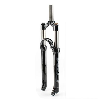 MirOdo Mountain Bike Air Suspension Fork 2627.529 Shock Pneumatic Fork Alu Alloy Manual Lockout Bike Fork 1-1/8" Straight Tube Travel 110mm QR 9 * 100mm Disc Brake Fork (Color : Gray, Size : 29")