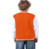 Kids Boys Varsity Jacket Baseball Jacket Casual Sport Cardigan Sweatshirt Youth 2-13 Year view 3