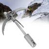 XHTLLO Grappling Hook, Stainless Steel Sturdy Foldable Climbing Gear, Portable Exquisite Design Tree Climbing Spikes, for Outdoor, Camping, Hiking view 3