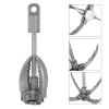 XHTLLO Grappling Hook, Stainless Steel Sturdy Foldable Climbing Gear, Portable Exquisite Design Tree Climbing Spikes, for Outdoor, Camping, Hiking view 4
