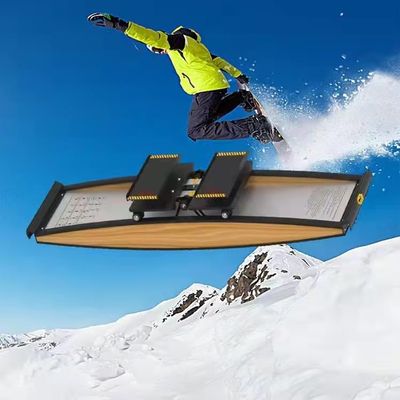 KEhtu Simulated Ski Machine, Ski Exercise Machine, Adjustable Resistance 0-100KG, Indoor Ski Exercise Equipment, Strength and Balance Training Tool, for Waist, Abdomen and Leg Training