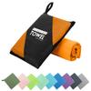 ZIUDBOC Microfiber Travel Towel, Soft Lightweight Quick Dry Towel, Super Absorbent Compact Travel & Sports & Beach Towels for Camping, Backpack, Gym, Swimming, Yoga, Hiking (XXL:40"72" -Orange) view 1