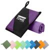 ZIUDBOC Microfiber Travel Towel, Soft Lightweight Quick Dry Towel, Super Absorbent Compact Travel & Sports & Beach Towels for Camping, Backpack, Gym, Swimming, Yoga, Hiking (XXL:40"72" -Purple) view 1