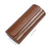 Baluue 3 Watch Travel Case-Professional Leather Watch Case With Texture, Watch Carrying Case Or Organizer For Storage And Display, Watch Case for Travel view 2