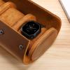 Baluue 3 Watch Travel Case-Professional Leather Watch Case With Texture, Watch Carrying Case Or Organizer For Storage And Display, Watch Case for Travel view 3
