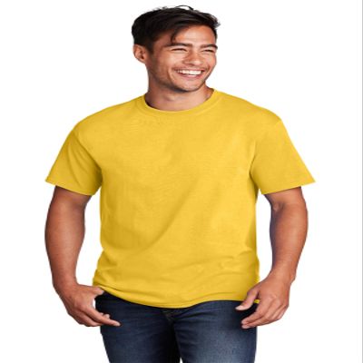 Port & Company - Core Cotton Tee. PC54 Lemon Yellow