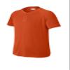 SPORT-TEK Youth PosiCharge Competitor 2-Button Henley, Deep Orange, X-Small view 3