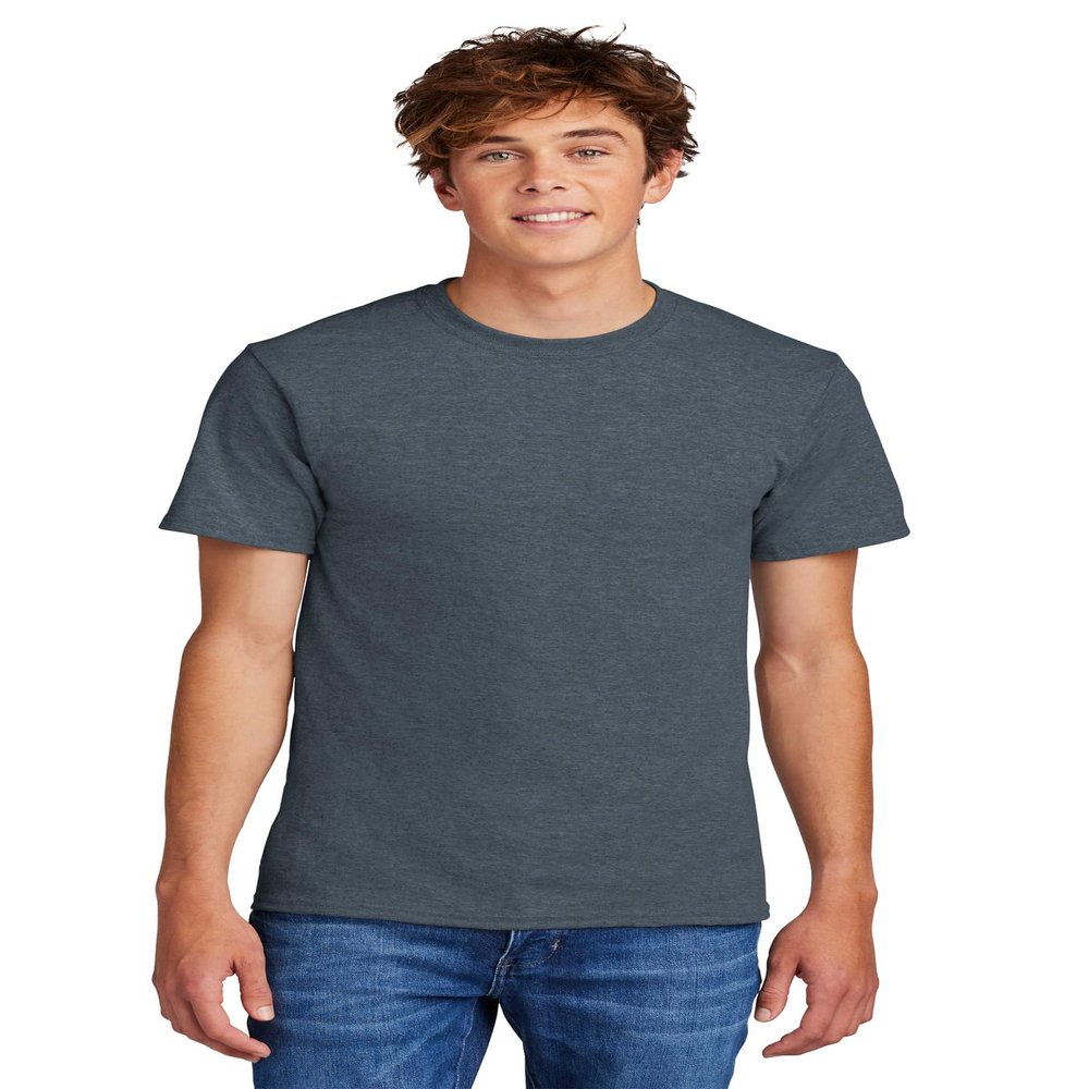 Port & Company - Core Blend Tee.PC55 Heather Navy
