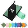 ZIUDBOC Microfiber Travel Towel, Soft Lightweight Quick Dry Towel, Super Absorbent Compact Travel & Sports & Beach Towels for Camping, Backpack, Gym, Swimming, Yoga, Hiking (XL:30"60" -MintColor) view 1