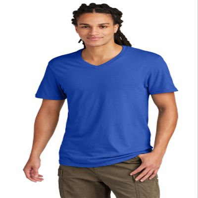 District Very Important Tee V-Neck. DT6500 Deep Royal