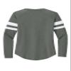 SPORT-TEK Women's Halftime Stripe Long Sleeve V-Neck Tee view 2