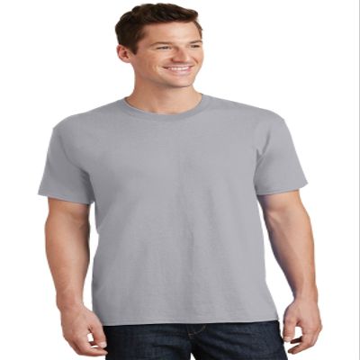 Port & Company - Core Cotton Tee. PC54 Silver