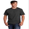 Port & Company - Core Cotton Tee. PC54 Black Heather, Large view 1