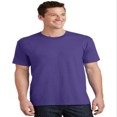 Port & Company - Core Cotton Tee. PC54 Purple