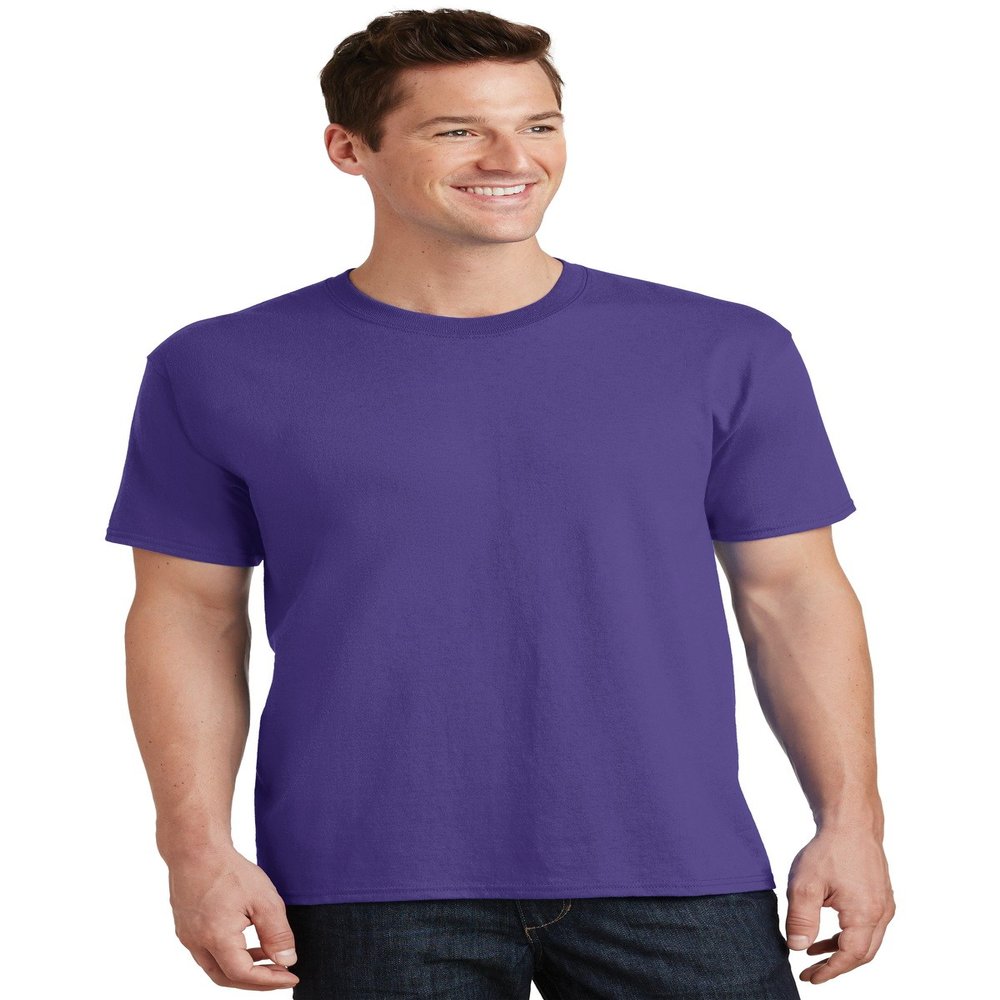 Port & Company - Core Cotton Tee. PC54 Purple