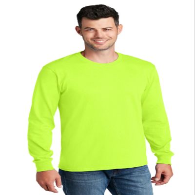 Port & Company - Long Sleeve Core Cotton Tee. PC54LS