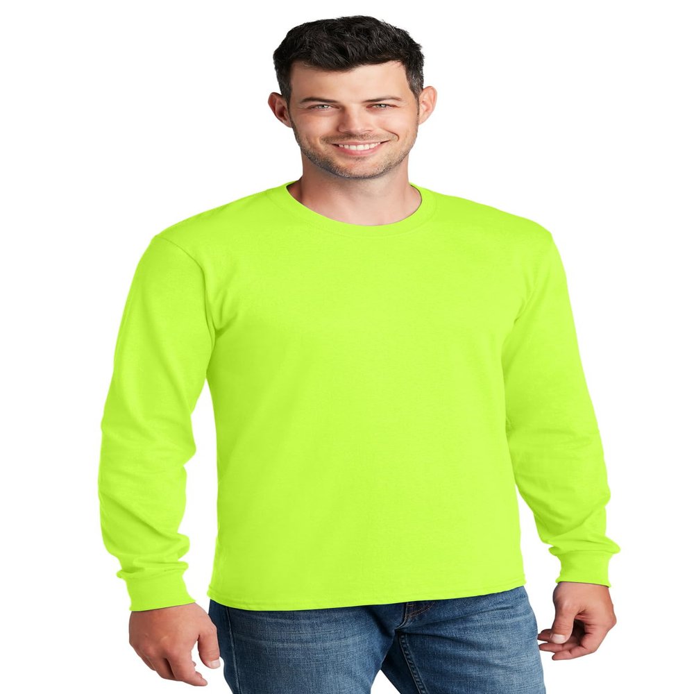 Port & Company - Long Sleeve Core Cotton Tee. PC54LS