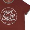 Alice in Chains Circle Emblem Ringer T Shirt Size XXL Red view 2