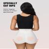 SHAPSHE Tummy Control Shapewear Shorts for Women Booty Lifting Compression Shorts Underwear Slimming Thong Shapewear Fajas Colombianas Moldeadoras Body Shaper Panties White S view 3