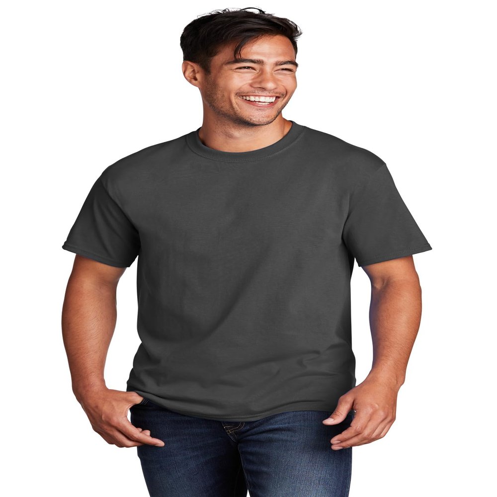 Port & Company - Core Cotton Tee. PC54 Coal Grey, X-Large