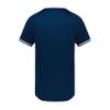 Augusta Sportswear Cutter+ Henley Jersey Navy/White 2XL view 3
