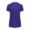 Augusta Sportswear Girls Cutter+ Henley Jersey Purple/White S view 2