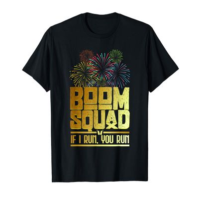 Boom Squad Fireworks New Year's Eve New Year Party Big Boom T-Shirt