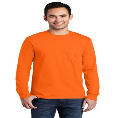Port & Company - Long Sleeve Essential Pocket Tee.PC61LSP