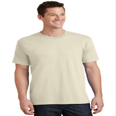 Port & Company - Core Cotton Tee. PC54 Natural