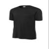 SPORT-TEK Unisex Halftime Raglan Tee Black view 3