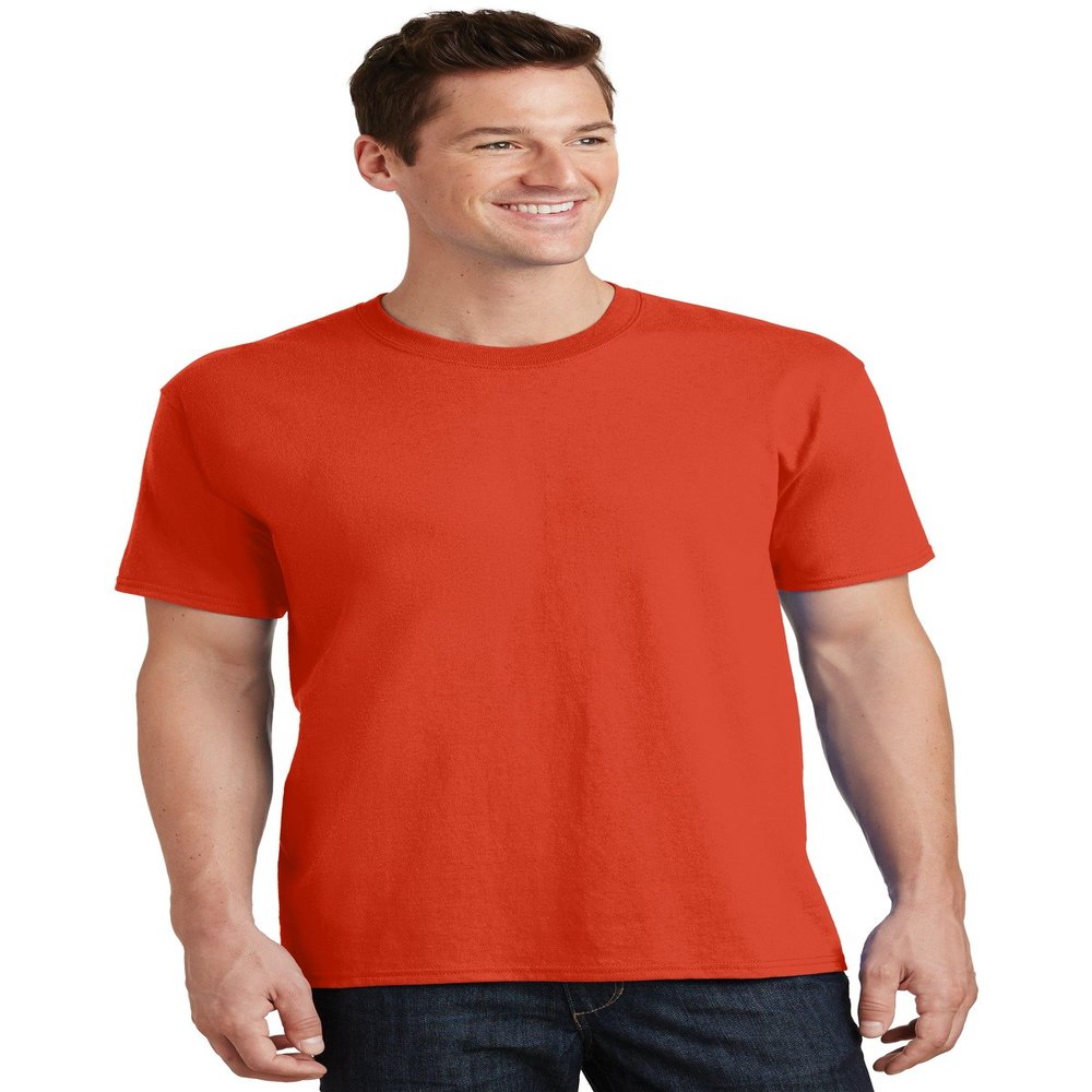 Port & Company - Core Cotton Tee. PC54 Orange