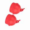 Odorkle 2pcs Snooker Chalk Holder Pool Chalk Holder Chalk Holder, Rubber Pool Chalk Holder, HangableTips Chalk Holder Snooker Chalk Holder for Snooker Pool, Billiard (red) view 3