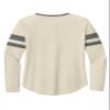 SPORT-TEK Women's Halftime Stripe Long Sleeve V-Neck Tee view 2