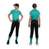 Augusta Sportswear Girls Cutter+ Henley Jersey White/Royal M view 2