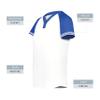 Augusta Sportswear Girls Cutter+ Henley Jersey White/Royal M view 4
