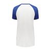 Augusta Sportswear Girls Cutter+ V-Neck Jersey White/Royal M view 3